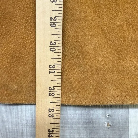 ✅Mens L VTG Speigel Catalog 70's Fringe Suede Jacket Western Blazer Cowboy Ranch - Picture 7 of 12